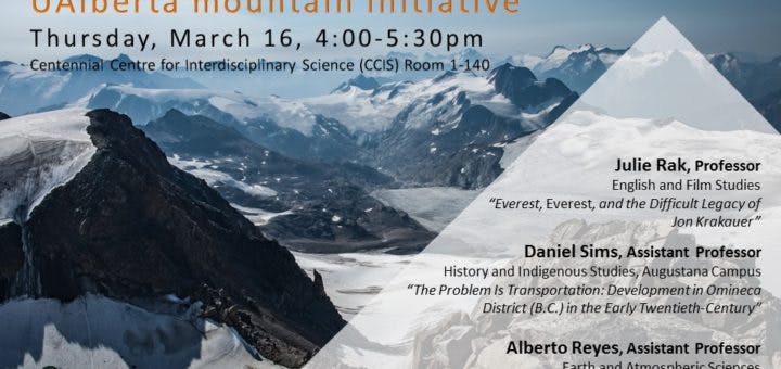 Poster for the summit series public lecture