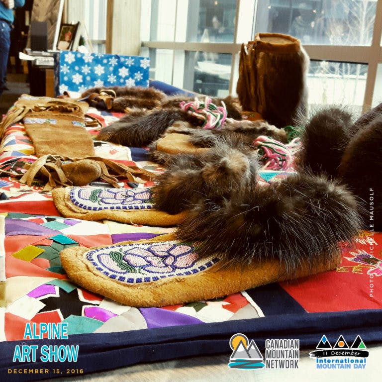 Alpine Art Show – International Mountain Day Festival Hosted at the University of Alberta. Work by Richard Andrew.
